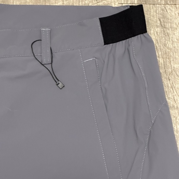 Mens OutdoorSports 40 XL Shorts Khakis Chino Gray Flex Gripper Waist Stretch New - Picture 5 of 9